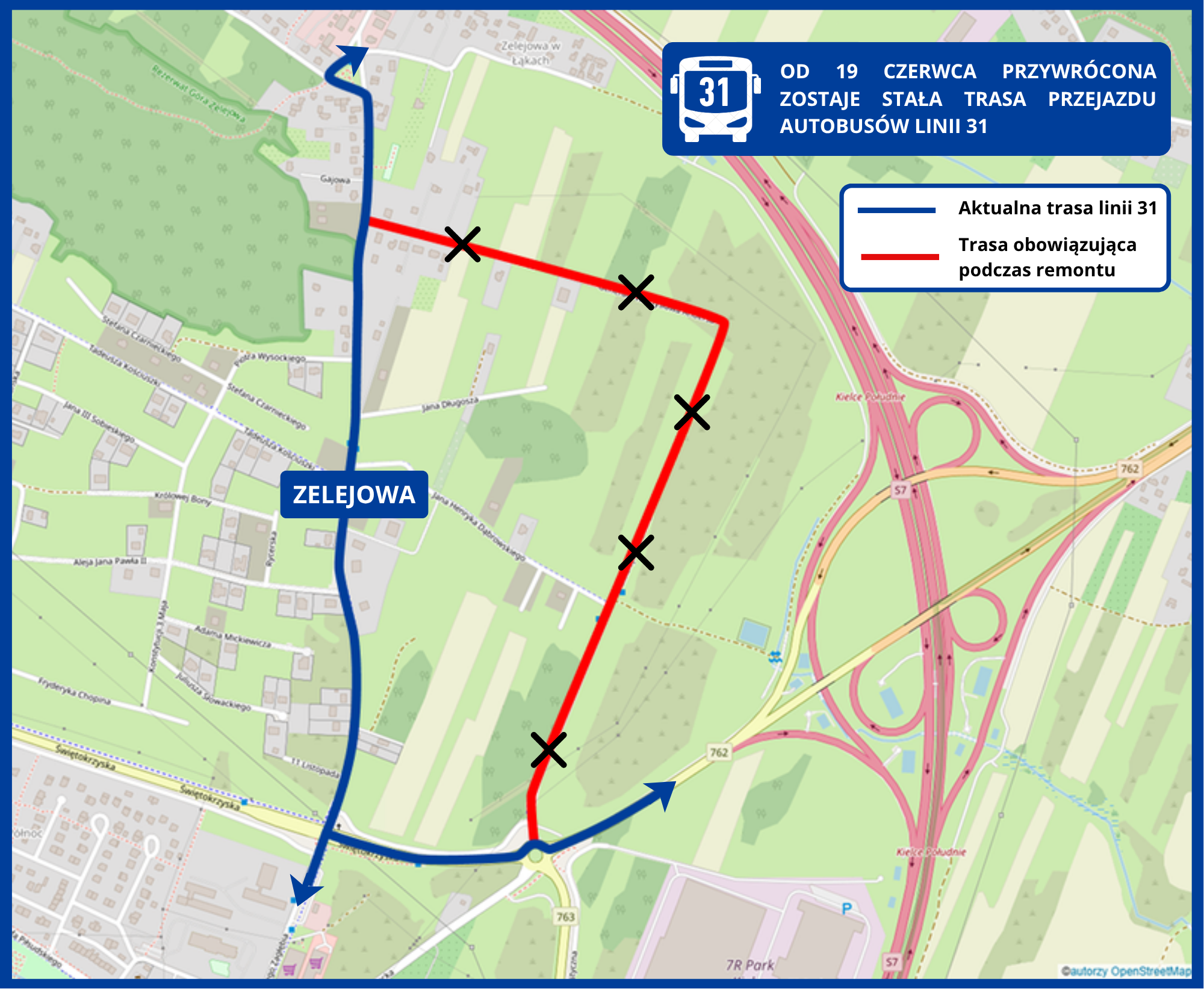 Przywrocenie trasy linia 31