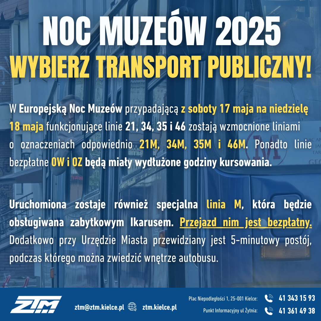 Europejska Noc Muzeów 2025   informacja grafika